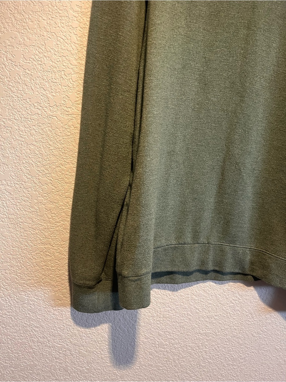 Fabletics Men's the OG Crewneck Sweater - Olive Green - Picture 4 of 7